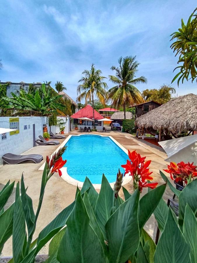 Hotel Tunco Lodge La Libertad Buitenkant foto
